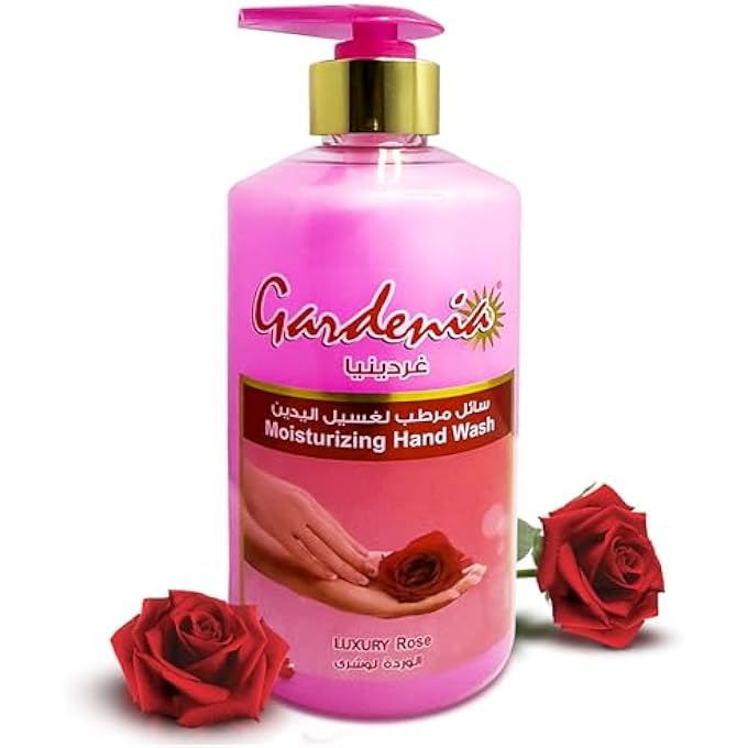 Gardenia LUXURY HAND WASH (500ML)  MOISTURIZING FORMULA WITH RICH LATHER, LUXURY ROSE SCENT, EFFECTIVE GERM PROTECTION, AND PERSONAL HYGIENE - Image 1